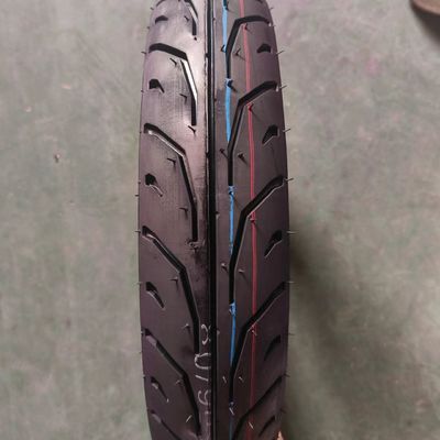 80/90-14 Безтрубная мотоциклетная шина с сертификатом и черным цветом натуральной резины