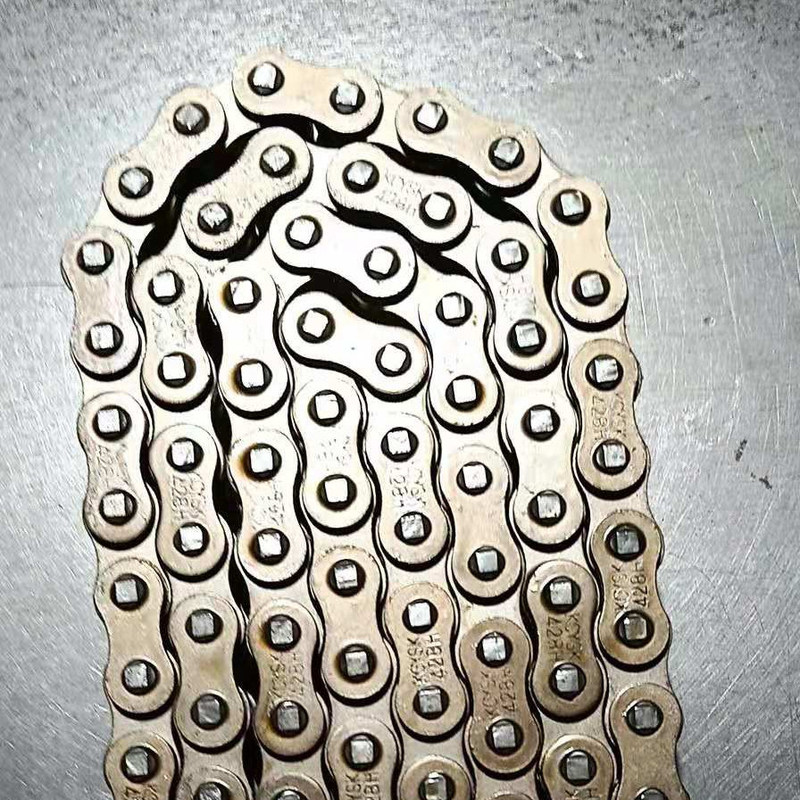 428-112L BAJAJ Мотоциклетные запасные части цепочка с черной отделкой 112L часть включена