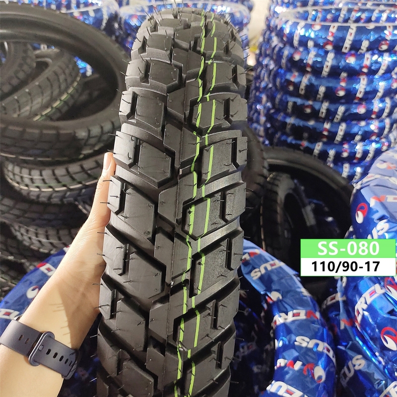 Супер 110/90-16 110/90-17 Мотоциклетные шины без труб и труб, подходящие для любой погоды